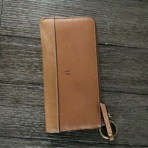 Frye Tan Leather Wallet